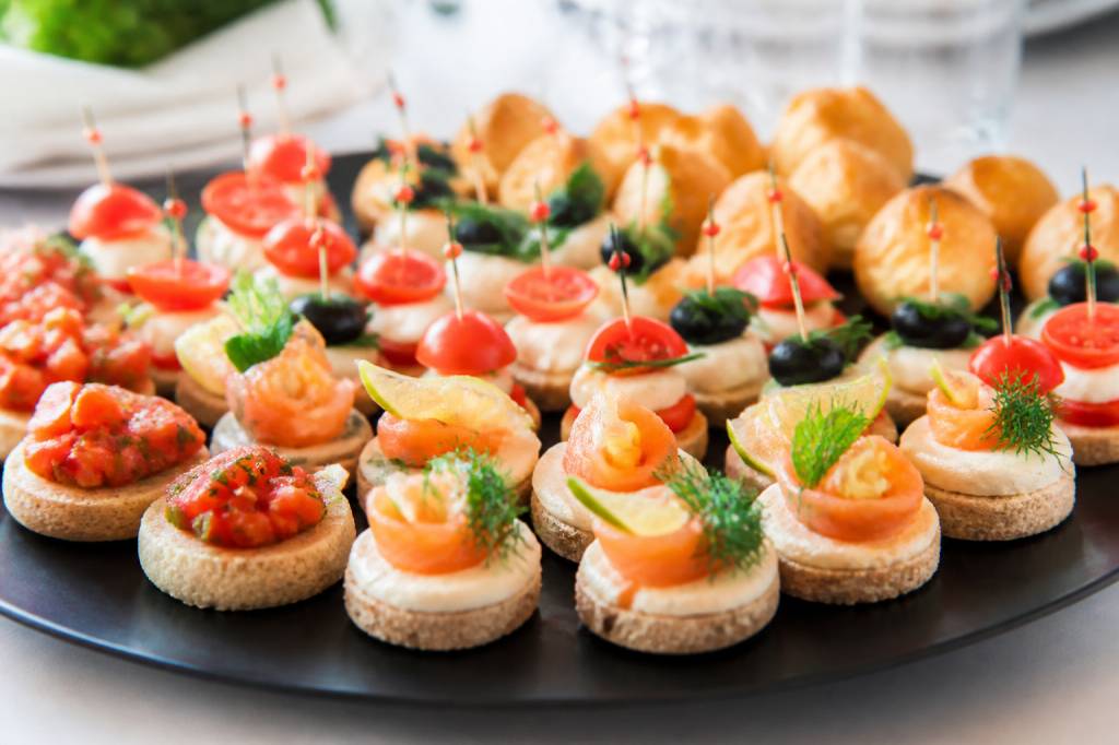 10 assortiments de canapés salés très facile à préparer
