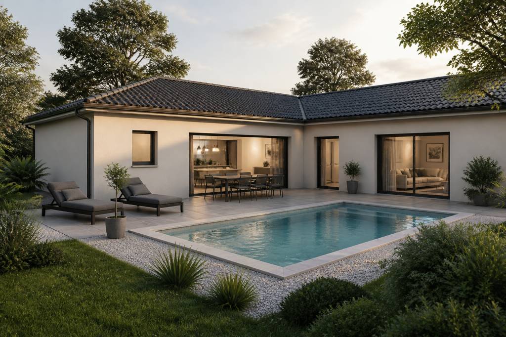 Découvrez un 100m2 plan maison 3 chambres 3d idéal pour votre projet de vie